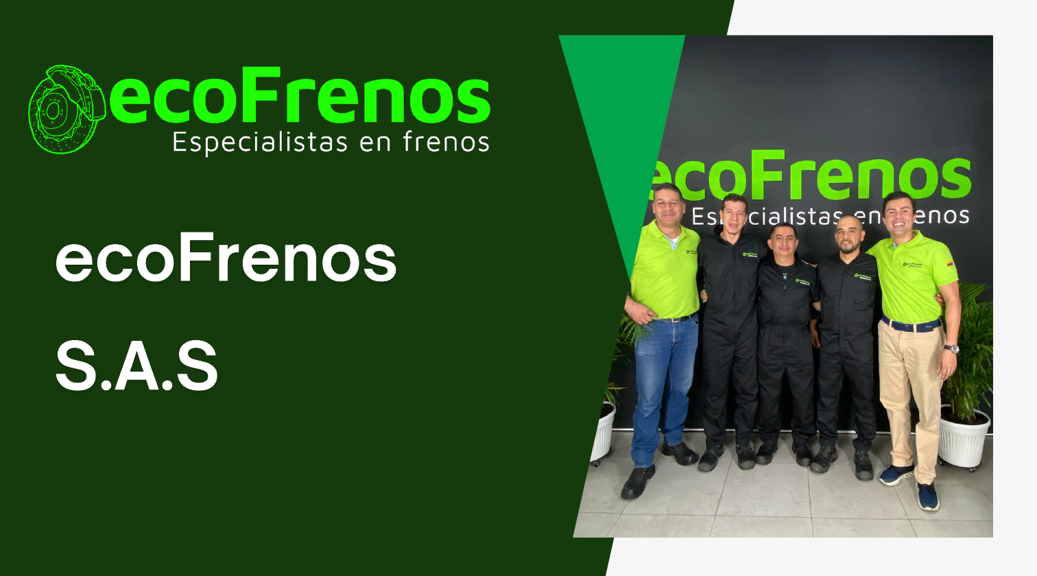 Equipo técnico de Ecofrenos S.A.S.